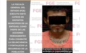 Aseguran narcóticos, vehículos, arma y tragamonedas durante cateos en cuatro municipios de Colima